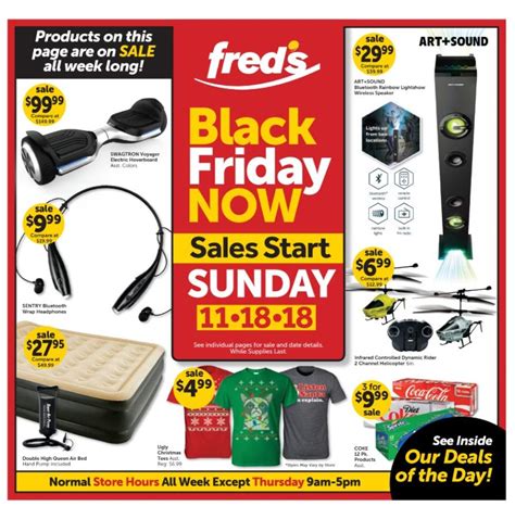 What Stores Sell Electrical Tools For Black Friday - Fred's Black Friday 2020 Ad and Deals | TheBlackFriday.com