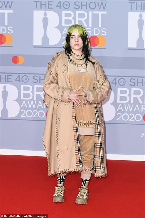 Billie Eilish Is Pictured Without Trademark Baggy Clothes