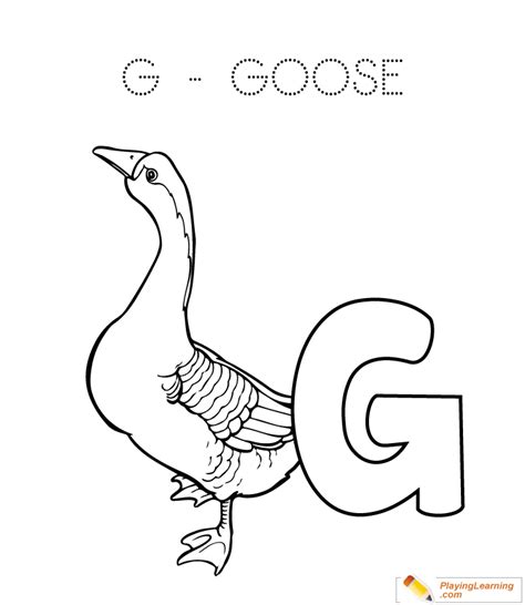 See more ideas about coloring pages, coloring pictures, goose. G Is For Goose Coloring Page | Free G Is For Goose ...