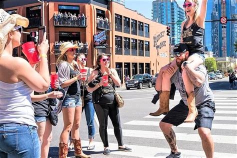 Downtown Nashville Broadway Bar Crawl With Drinks And Bull Riding 2022