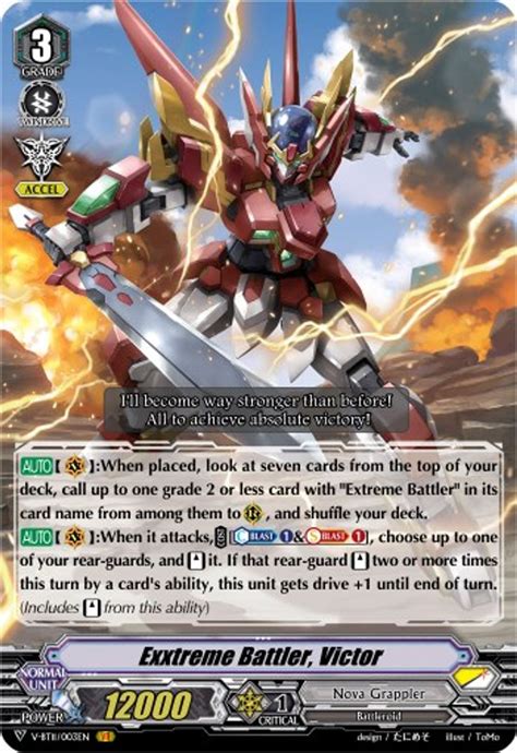 exxtreme battler victor storm of the blue cavalry cardfight vanguard
