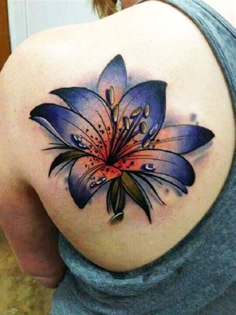 Tiger Lily Tattoos Lily Flower Tattoos Flower Tattoo Meanings