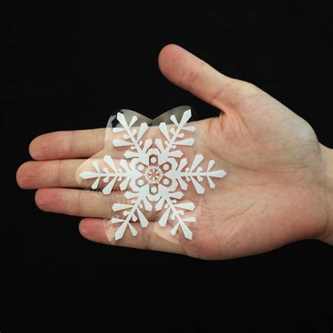 42 Elegant Snowflake Window Clings Reusable Stickers Christmas