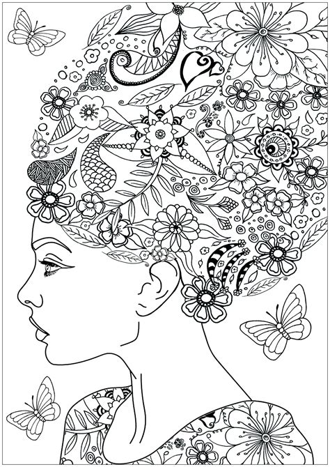 Best Ideas For Coloring Adult Coloring Pages Of Women