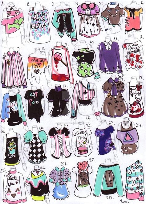 Outfits Dibujar Ropa Anim Dibujos Kawaii Cuaderno De Bocetos De Moda