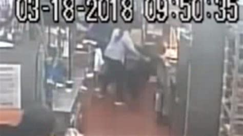 Footage From Mcdonalds Attack Shows Woman Slamming Teen Employee Into