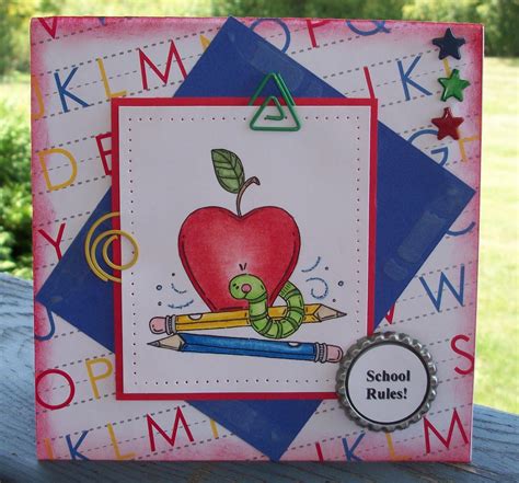 For The Love Of Cardmaking Back To School Card