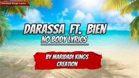 Darassa Ft Bien No Body Lyrics Youtube
