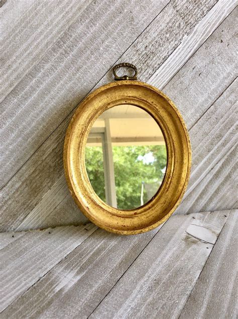 Small decorative gold mirrors, wall decor, trendy modern decor, reflective metallic gold room decor, small mirrors, free shipping!!! Pin on Shabby Cottage Chic Decor Vintage Home Decor