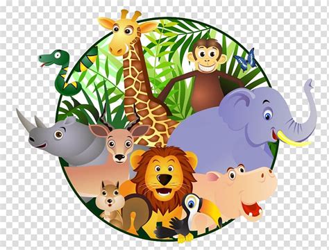 Zoo Animals Cartoon Safari Orangutan Transparent Background Png