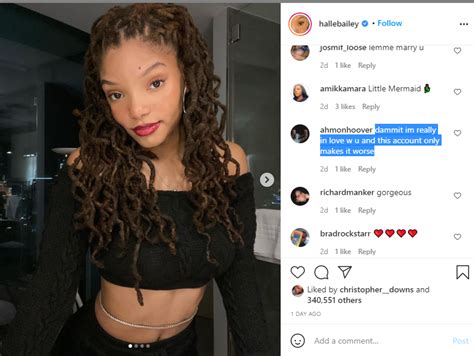black trillions ‘step on me halle bailey has fans begging for more of her angelic selfie photos