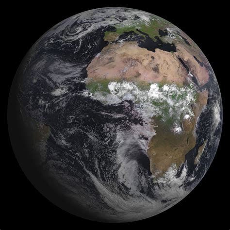 Msg 3 Weather Satellite Captures Its First Image Of Earth