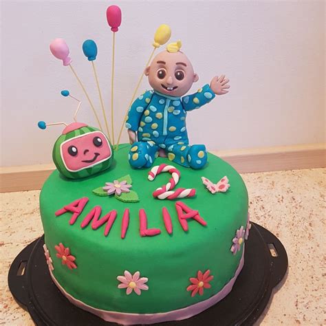 Cocomelon Birthday Cakes Nursery Rhymes Cocomelon Birthday Cake For