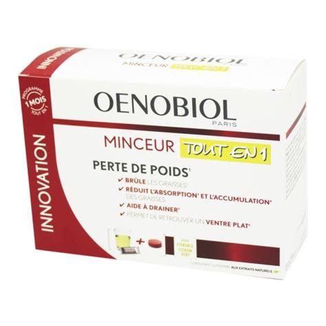 Oenobiol Minceur Tout En 1 Perte De Poids Cola Ascophylle Curcuma
