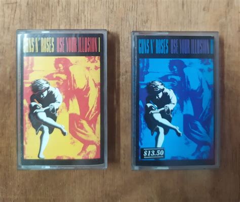 Guns N Roses Use Your Illusion I And Ii 1991 Cassettes Hobbies And Toys