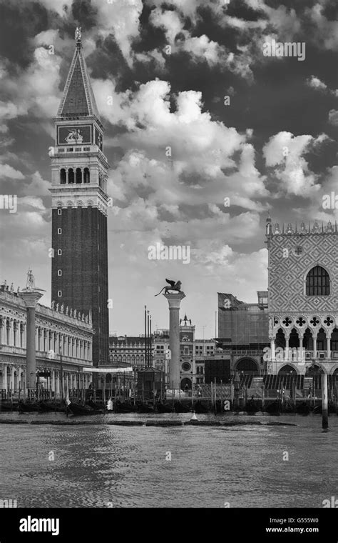 The Campanile Di San Marco Piazzetta Di San Marco And The Doges