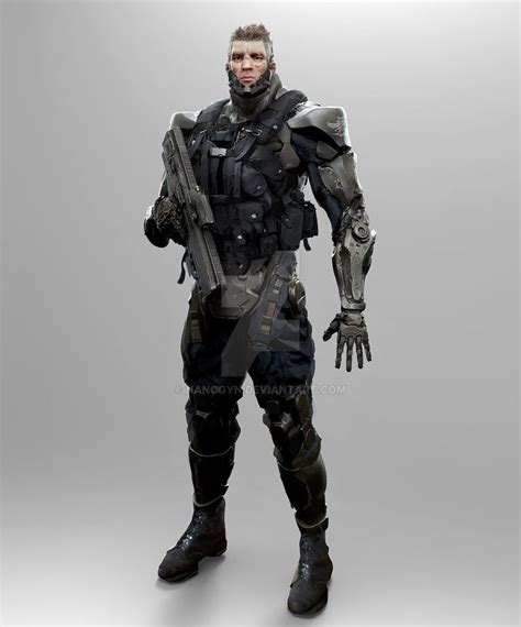 Pin By James Kurbow On Army Cyberpunk Character Concept Art