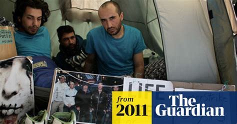 Iranian Hunger Strikers Sew Their Lips Together In Protest At Uk Deportation Iran The Guardian