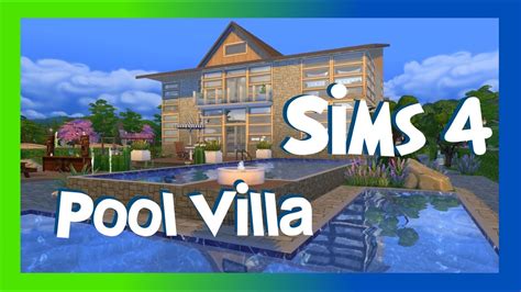 Worauf muss ich achten, wenn ich meine gebauten häuser auf seiten zum download anbiete? Sims 4 Moderne Pool Villa (HD) Haus bauen house building ...