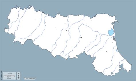 Emilia Romagna Mappa Gratuita Mappa Muta Gratuita Cartina Muta
