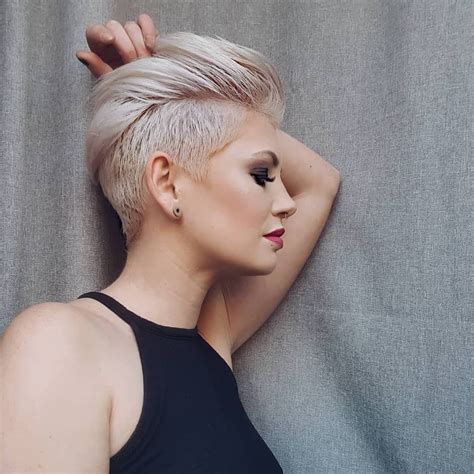 20 Photos Tapered Gray Pixie Hairstyles With Textured Crown