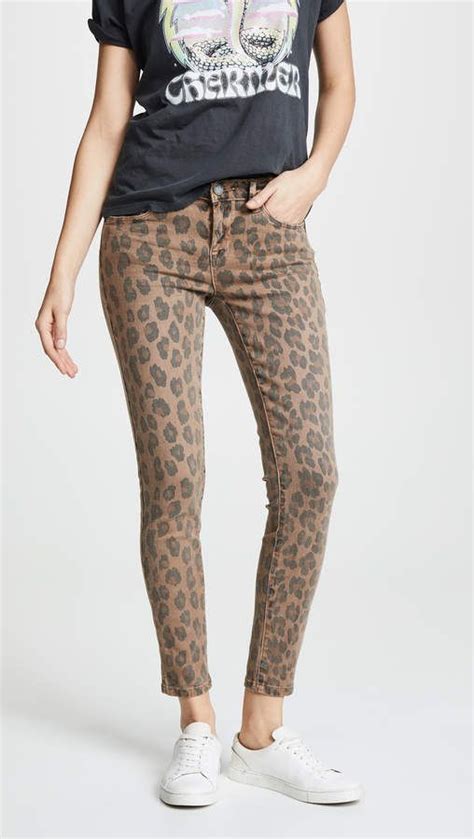 Leopard Print Skinny Jeans Leopard Jeans Outfit Printed Skinny Jeans