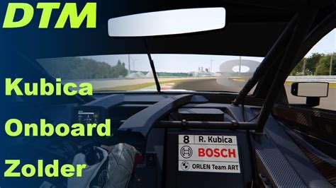 Assetto Corsa Robert Kubica Dtm Onboard Zolder Youtube