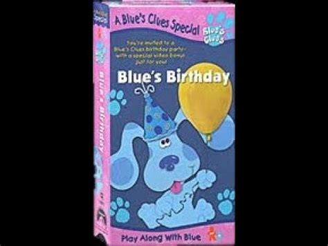 Opening To Blue S Clues Blue S Birthday Vhs Video Dailymotion Hot Sex Picture