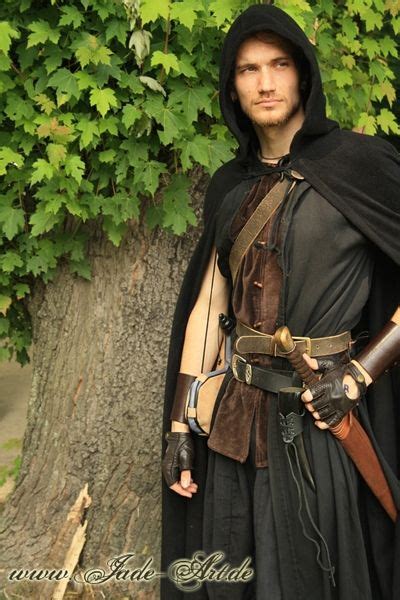 HERREN Mittelalter Renaissance Kostüm Cosplay Swordsman Ungefüttert Leder Kleidung Accessoires