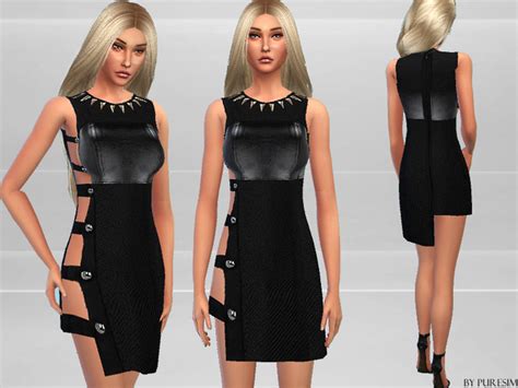 The Sims Resource Strappy Dress By Puresim Sims 4 Downloads
