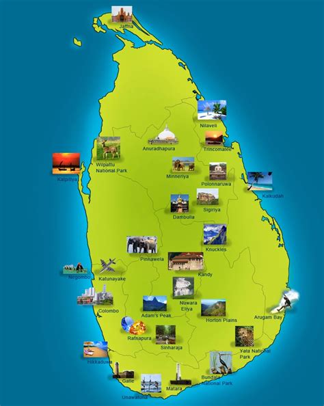 Sri Lanka Your Next Tour Destination Sri Lanka Tourism Maps