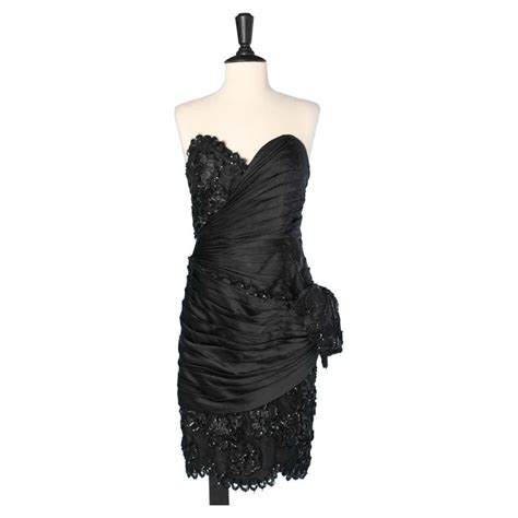 Long Evening Gown In Black See Through Lace 1930 At 1stdibs Black See Through Gown See