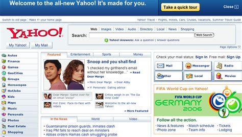 New Yahoo Homepage In Opera And Safari