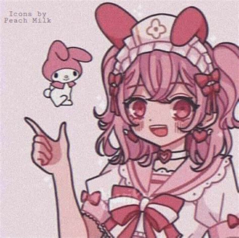 ̩̩̥̩̩̥ ୨୧ My Melody Anime Girl 12 ୨୧ ̩̩̥̩̩̥ Hello Kitty Drawing