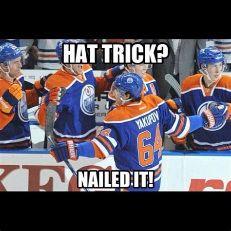Nailed It Hockey Memes Hockey Humor Edmonton Oilers Hockey