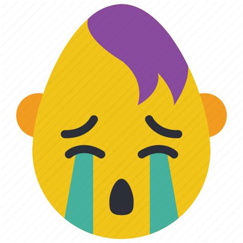 Cry Emo Emojis Emotion First Goth Sad Icon Download On Iconfinder