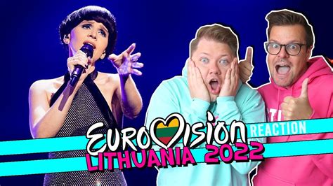 Lithuania 🇱🇹 Eurovision 2022 Monika Liu Sentimentai Esc 2022 Reaction Video Youtube