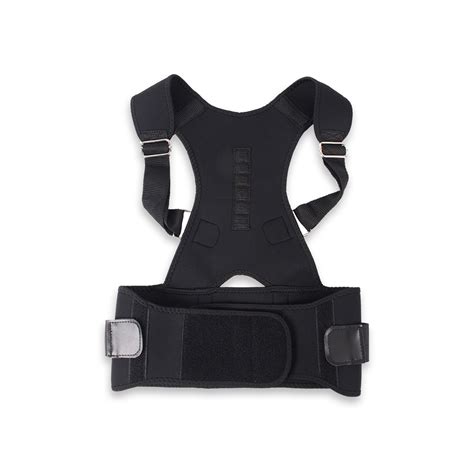 China 2019 High Quality Posture Corrector Custom Back Brace Black