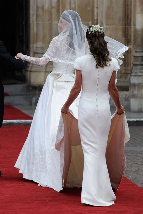 Pippa Middleton Bridesmaid Wedding Dress British Vogue British Vogue