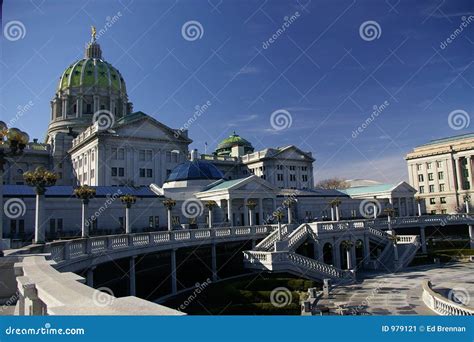 Pennsylvania State Capitol Complex Stock Image Image Of Harrisburg