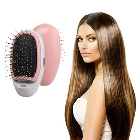 Portable Electric Ionic Hairbrush Negative Ions Hair Comb Brush Hair