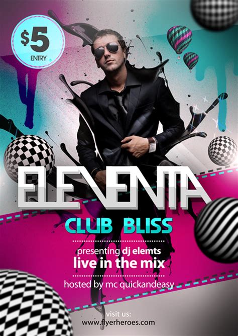Every time you want to create an awesome flyer, just browse through the designs in this app, find the template that you like, open it with adobe photoshop and edit the template. Une affiche sous Photoshop: 10 templates PSD gratuits ...