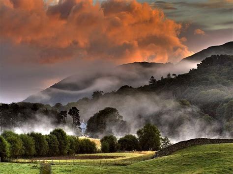 Morning Mist Mists Cool Photos Lake District