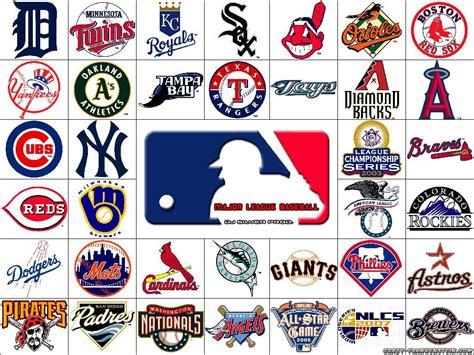 Major League Baseball Logo All Major League Baseball Teams Logos