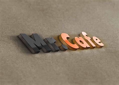 Free Wall Realistic 3d Logo Mockup Freebies Mockup