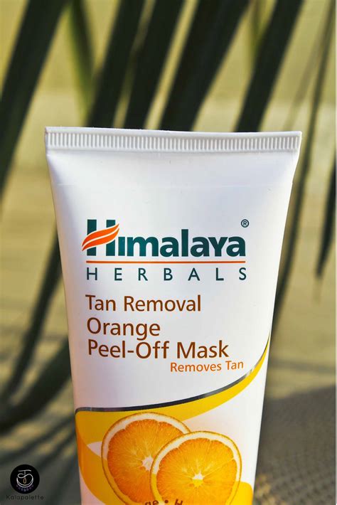Himalaya Tan Removal Orange Peel Off Mask Review