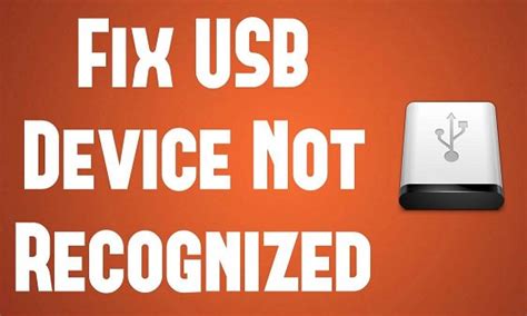 Fix Usb Device Not Recognized On Windows Error Solved
