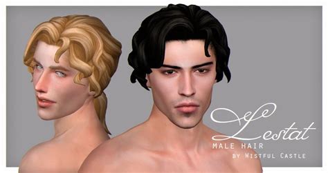 Lestat Male Hair Wistful Castle On Patreon Sims 4 Hair Male Sims