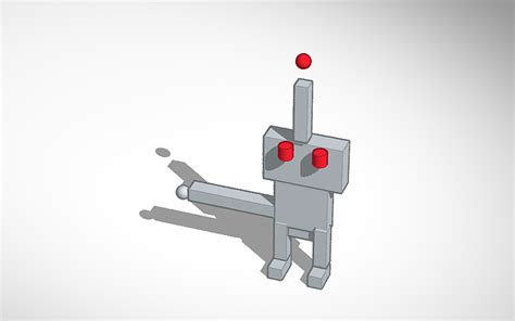 3d Design Unfinished Robot Tinkercad