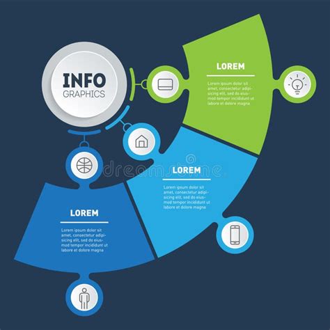 Infographic Of Technology Or Education Process With 3 Options Concept